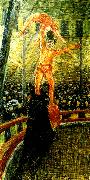 Eugene Jansson cirkusscen oil painting artist